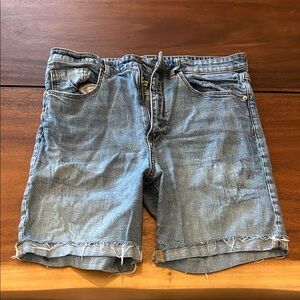 Pilcro by Anthropologie Bermuda Jean shorts 7” inseam size 31